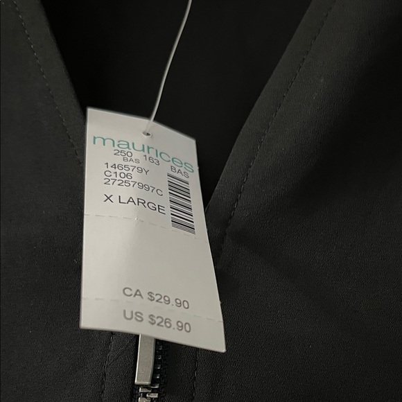 Maurices Black Blouse for Women - Picture 3 of 5